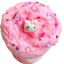 Load image into Gallery viewer, Hello kitty sizzle puff cloud cream floam slime scented slime
