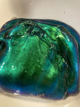Load image into Gallery viewer, EARTH colorshift chameleon blue green  Pigment Slime -  Hope Floats Slim Co
