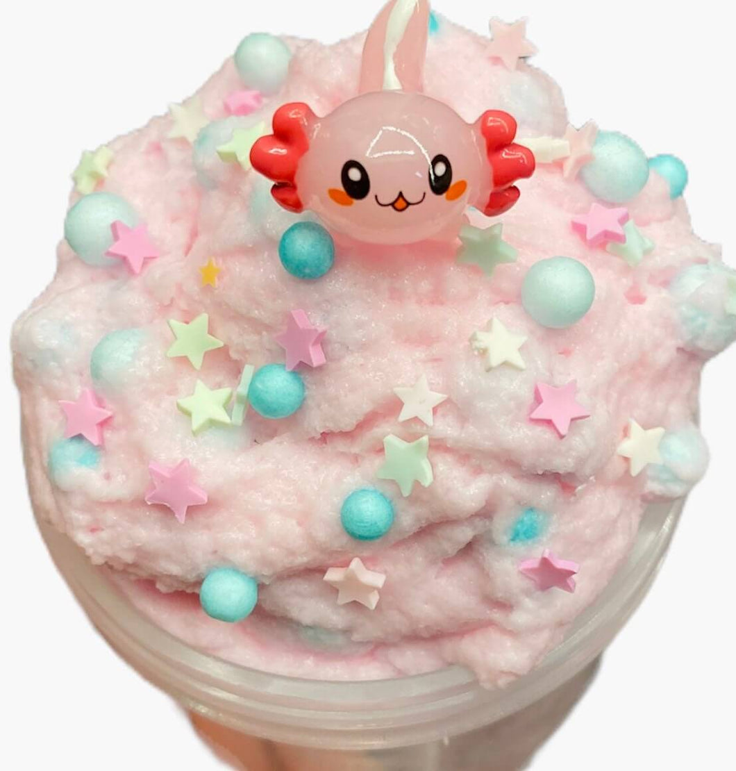 Axolotl sizzle puff cloud cream foam slime -  Hope Floats Slim Co