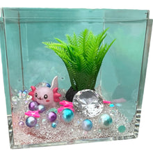 Load image into Gallery viewer, Axolotl tank slime fish tank cube slime
