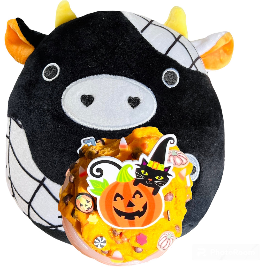 Halloween bundle gift set cow pillow