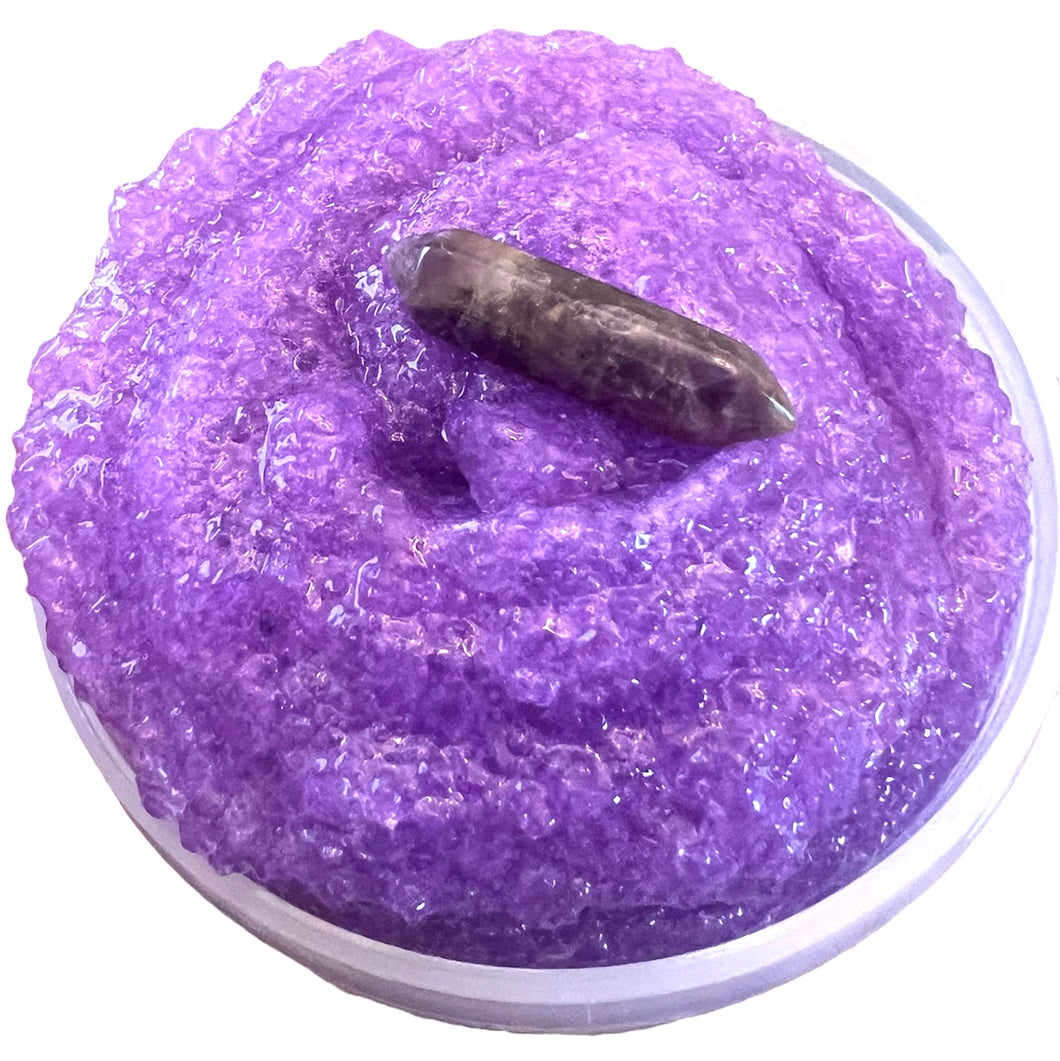 Lavender sugar crunch silica scrub silica gel crunch slime