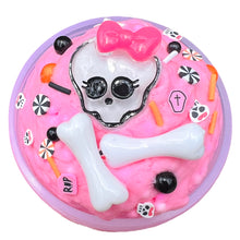 Load image into Gallery viewer, Ghouls in the Graveyard crunch cloud cream foam bead halloween SLIME
