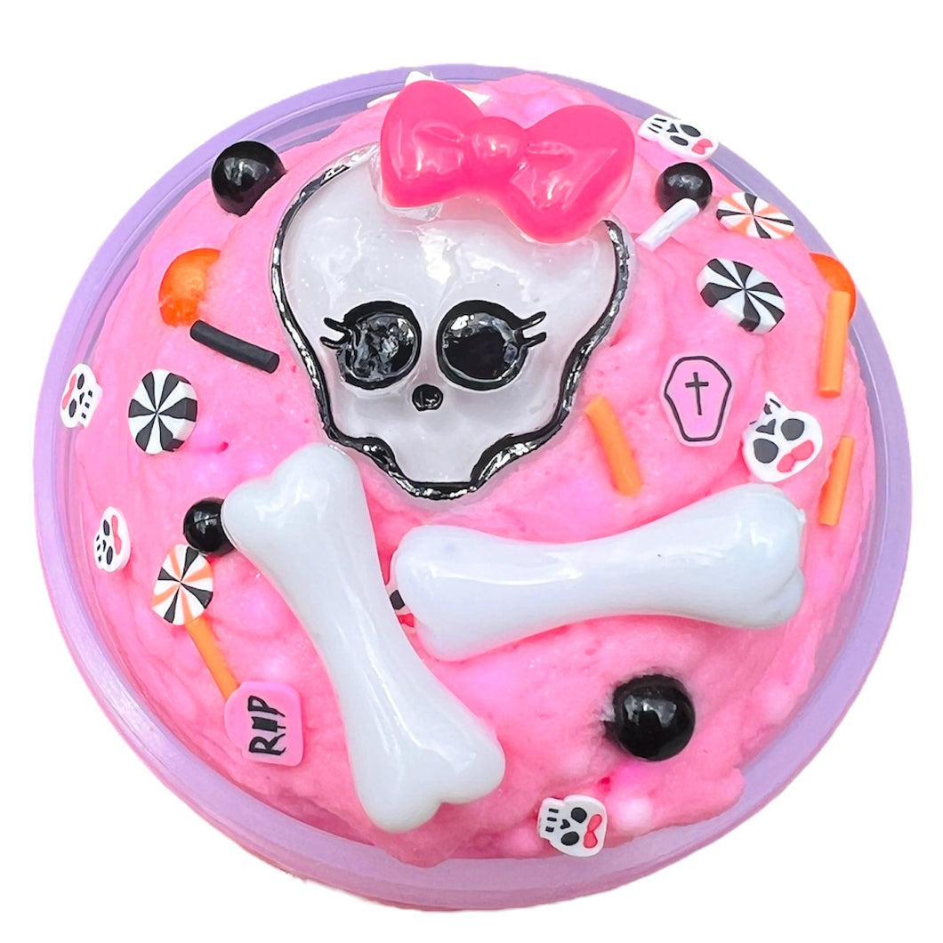 Ghouls in the Graveyard crunch cloud cream foam bead halloween SLIME