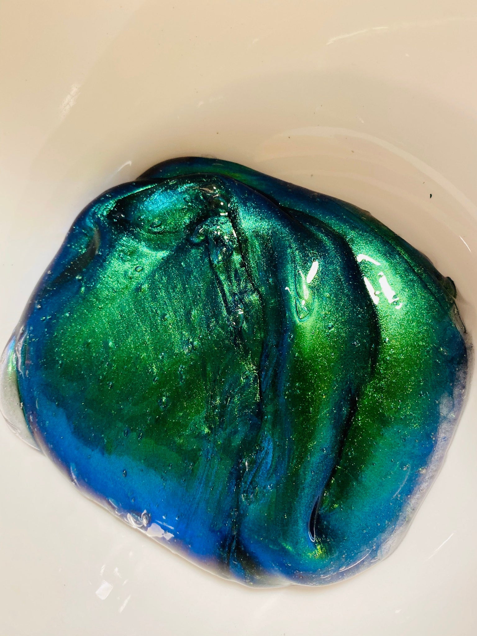 EARTH colorshift chameleon blue green Pigment Slime